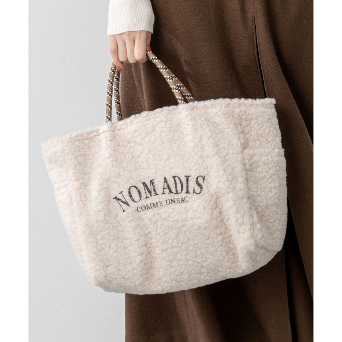 新色追加/23区別注カラー】NOMADIS SAC2 W ボア トートバッグ