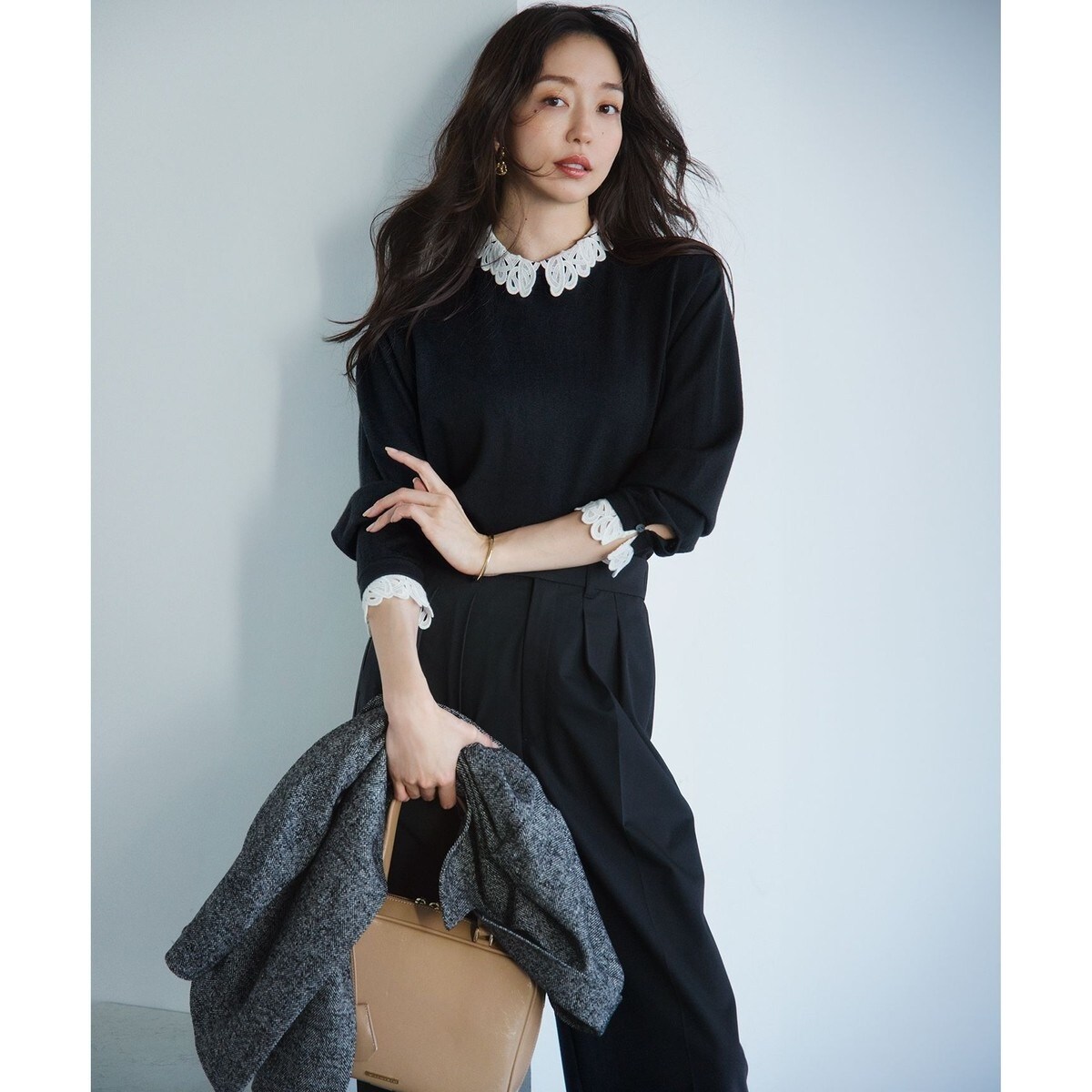 洗える】エンブロイダリーニット | 23区(23KU) | マルイウェブチャネル