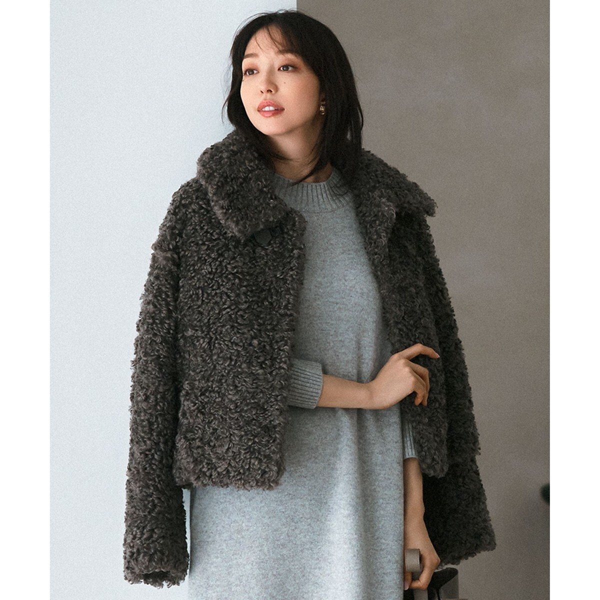 ECOPEL カーリーファー ブルゾン | 23区(23KU) | マルイウェブチャネル