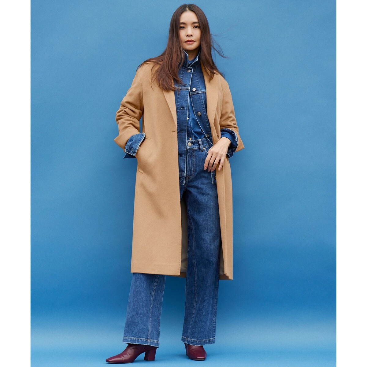 23区【滝沢眞規子さん着用】ウールカシミヤビーバー チェスター コート38 滝沢眞規子さん着用】ウールカシミヤビーバー チェスターコート | 23区