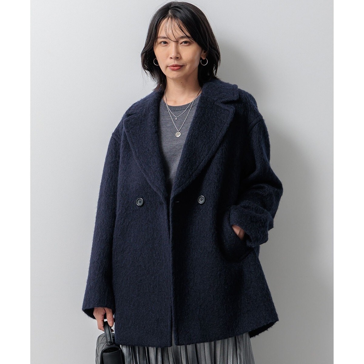 JOURNAL STANDARD 24AW ループカットシャギージップコート Oggi1月号掲載】ループカットシャギー コート | 23区(23KU) | マルイ