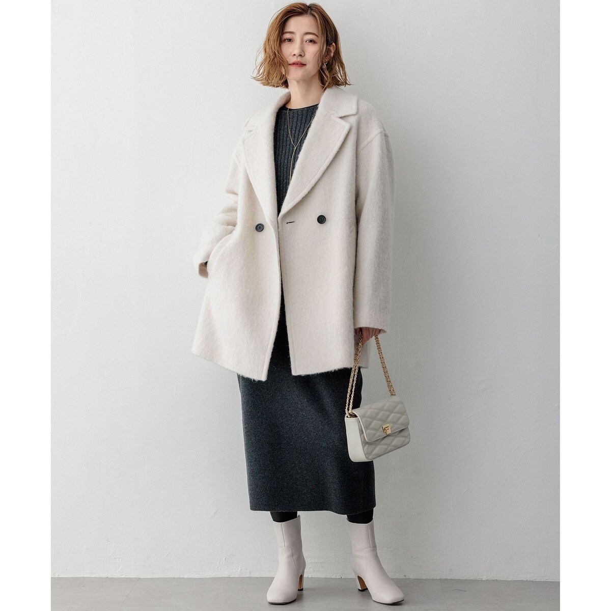 Oggi1月号掲載】ループカットシャギー コート | 23区(23KU) | マルイ