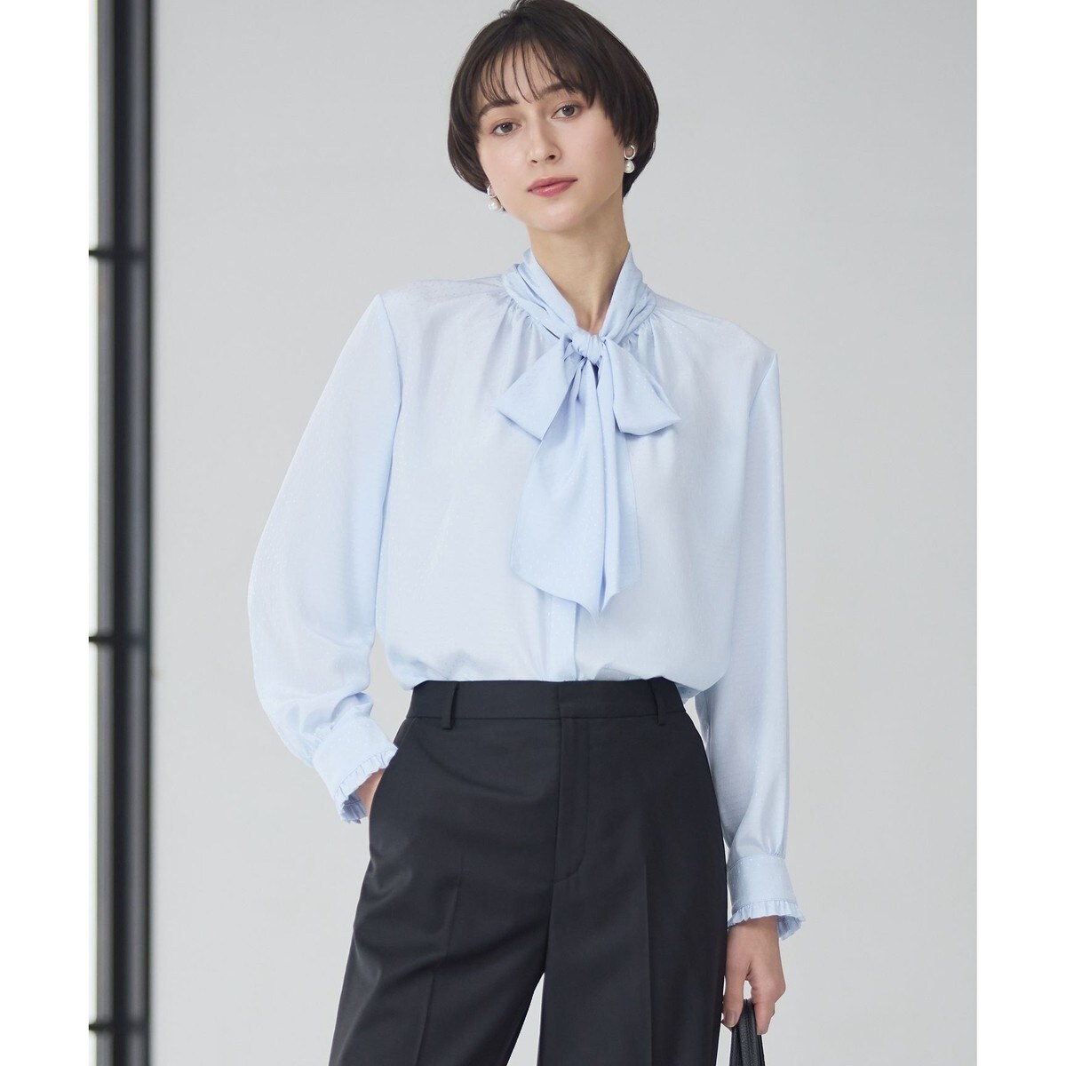 VERYコラボ】ボタニカル カットジャカード ブラウス | 23区(23KU