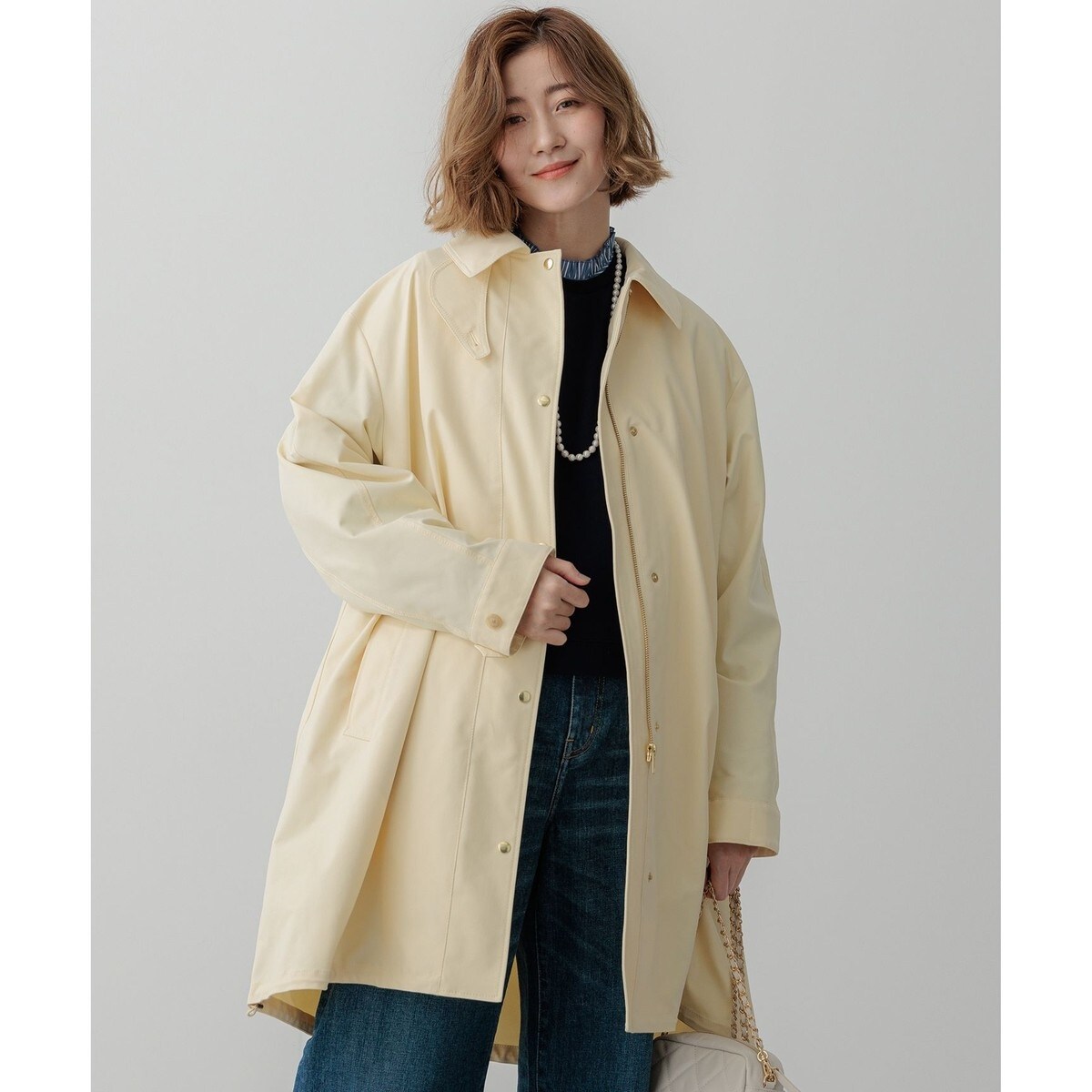 コクーンノーカラーコート | マーリエ ル カセット(Maglie le