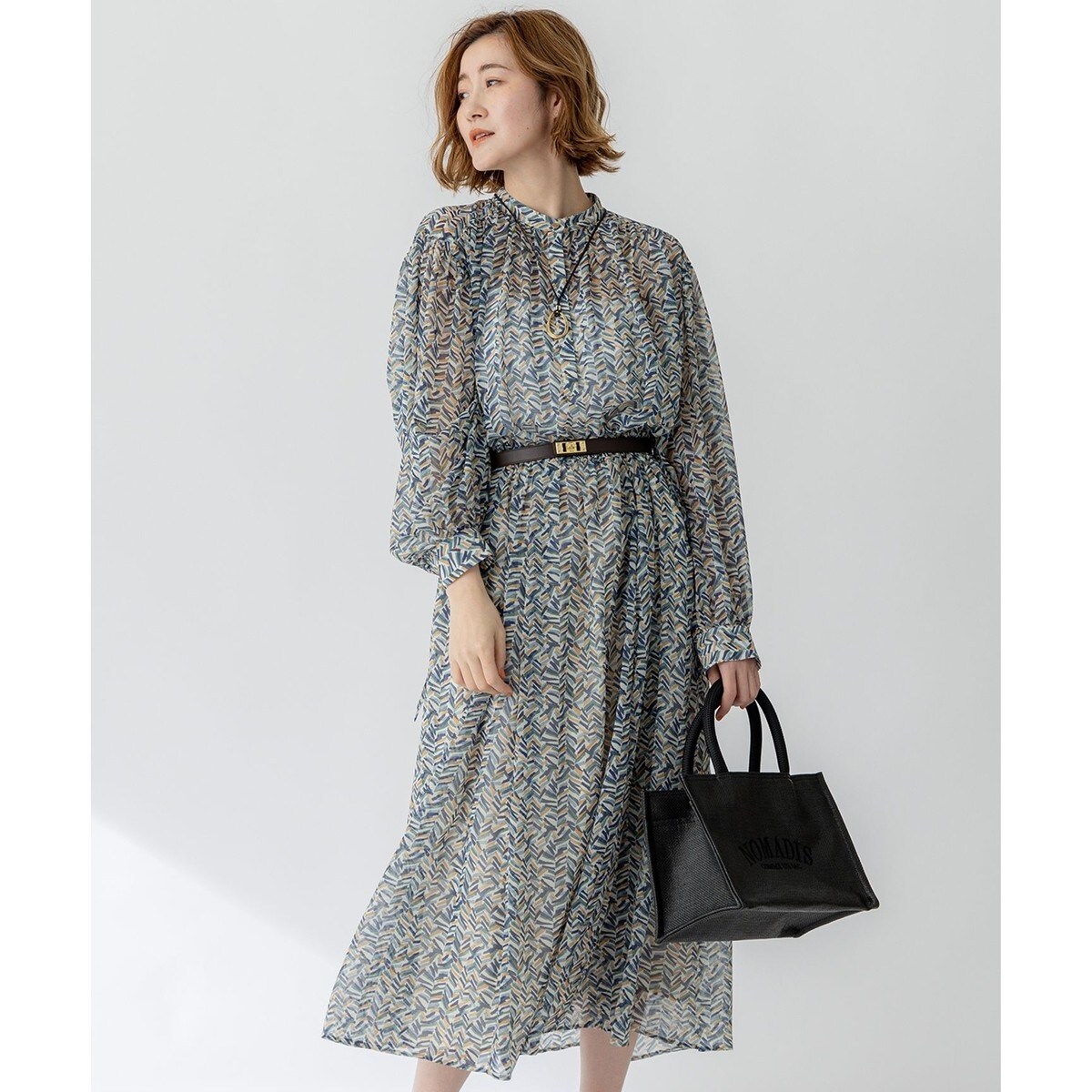 洗える】ペイントフラワープリント ワンピース | 23区(23KU) | マルイ