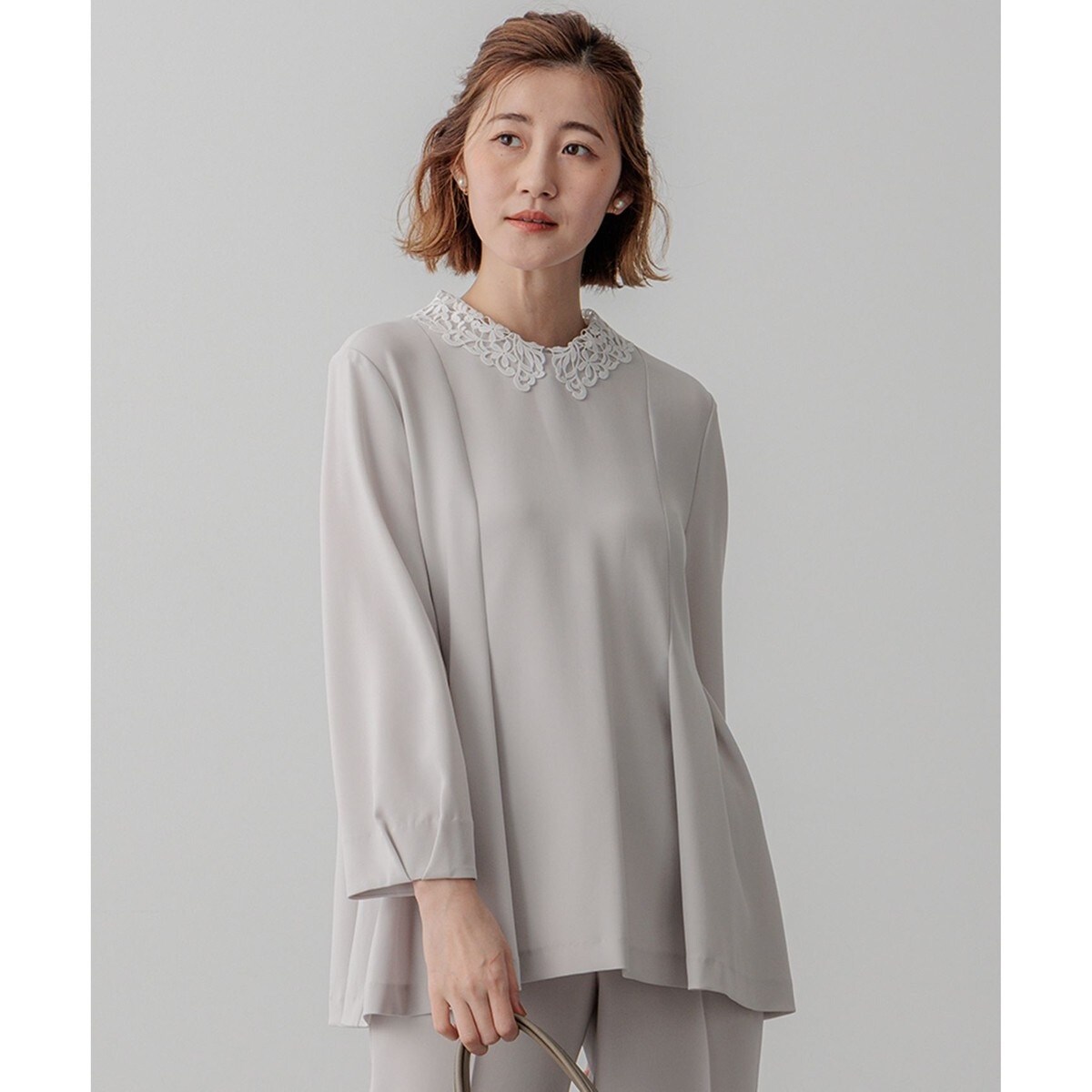 VERYコラボ】ボタニカル カットジャカード ブラウス | 23区(23KU