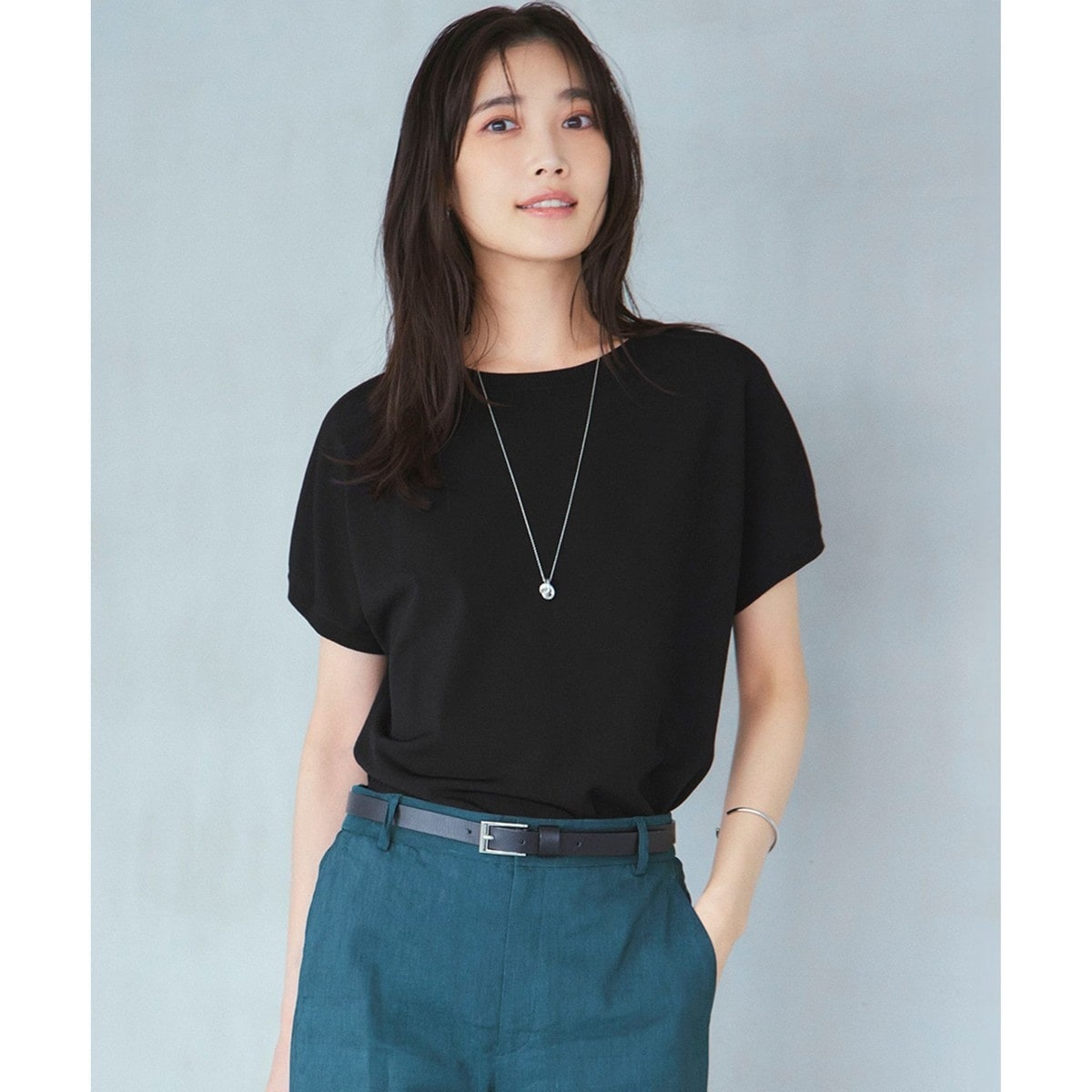 23区ウールカシミヤブレンドバルキーモックネックニット 素敵なあの人掲載】ウールカシミヤブレンドバルキー モック