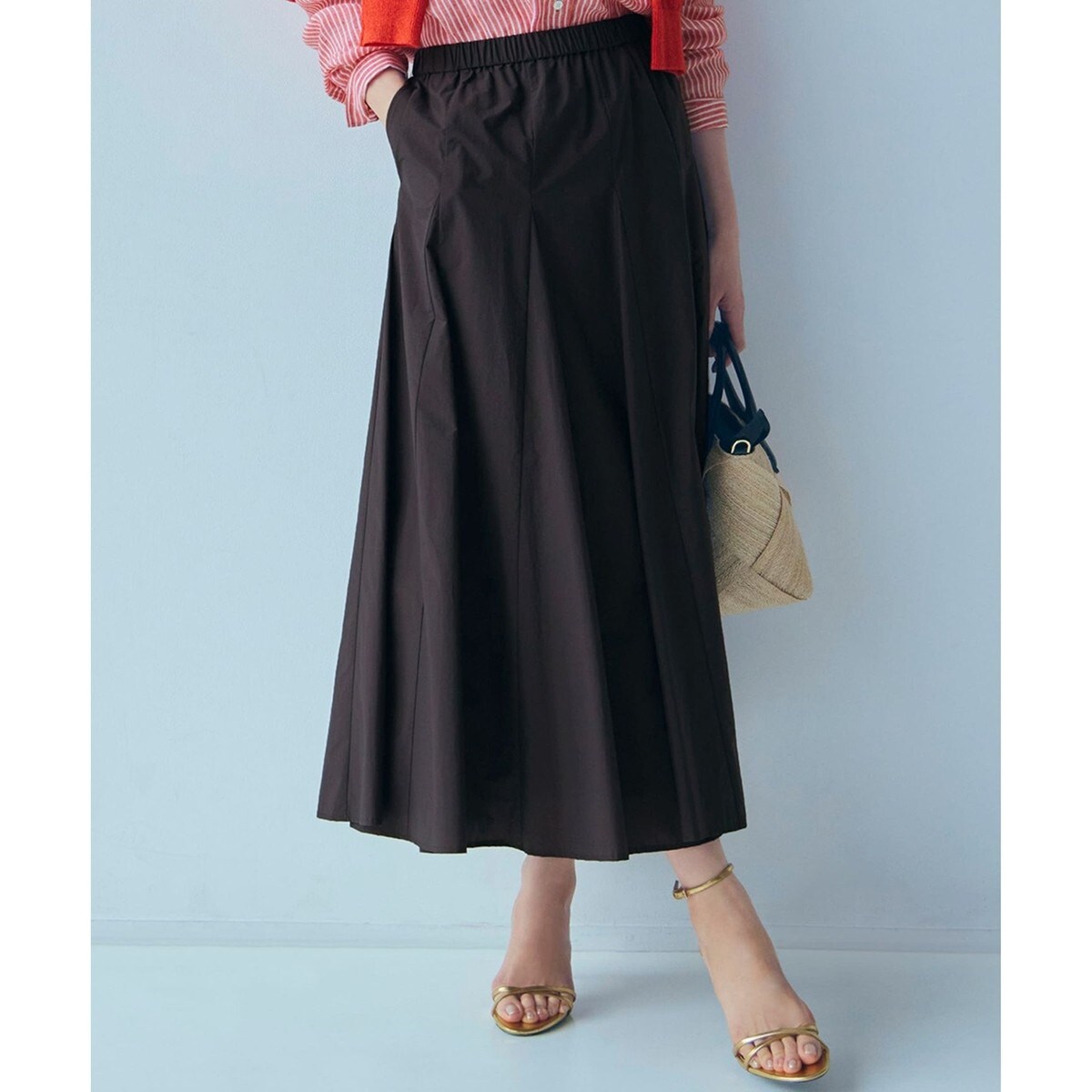 【新品】シアーフィルム フレアスカート シアーチェックフレアスカート – PARK by one way（パークバイ
