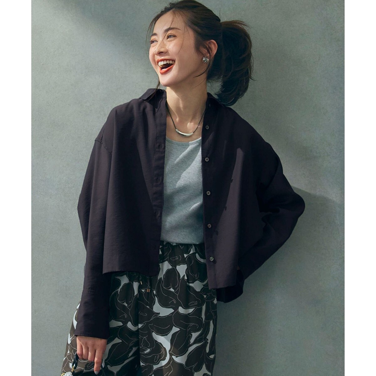 ブラウス シャツ 「接触冷感/速乾」シアータンブラー シャツ レディース 23区 ブラウス シャツ 「接触冷感/速乾」シアータンブラー