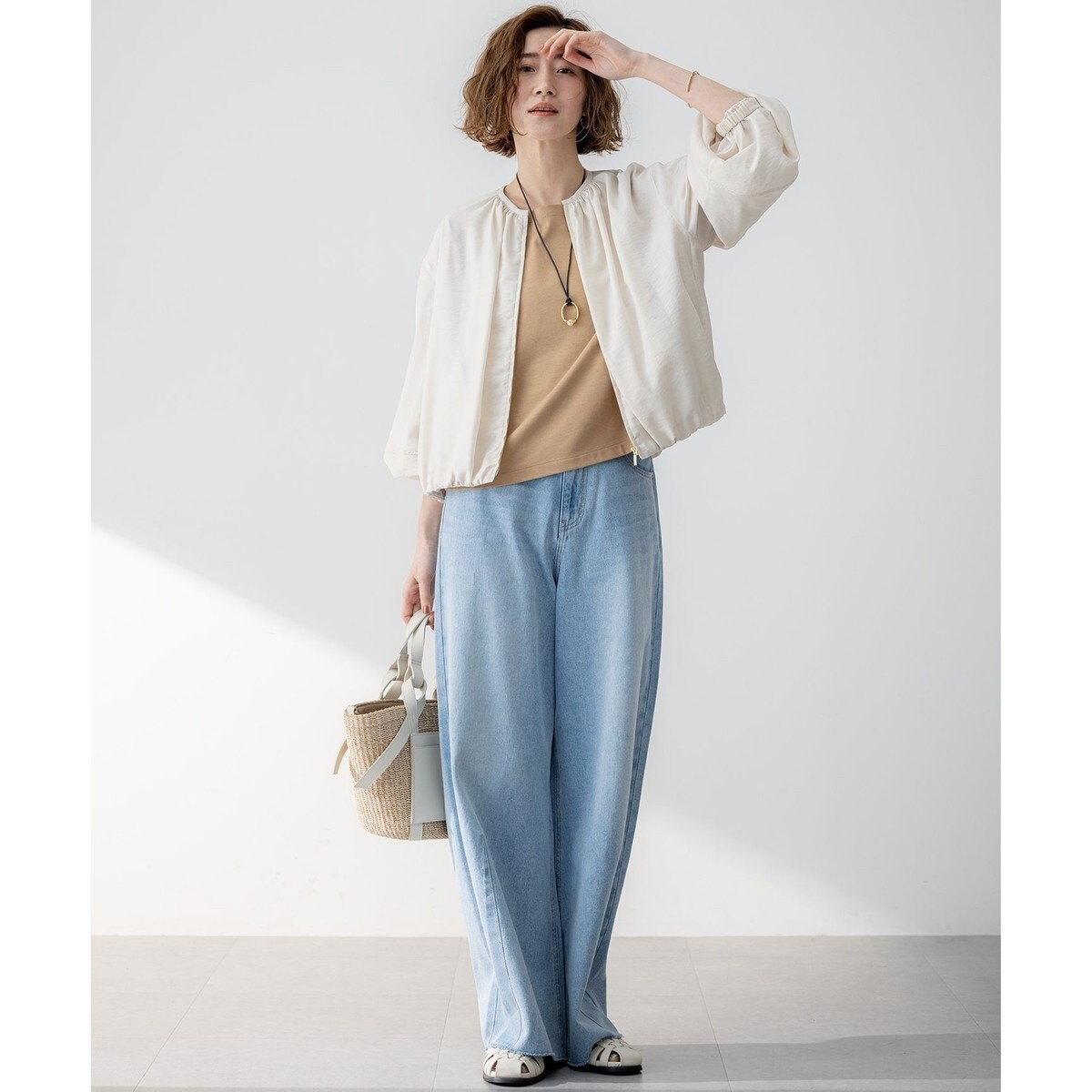 速乾性/接触冷感】シアータンブラー ブルゾン