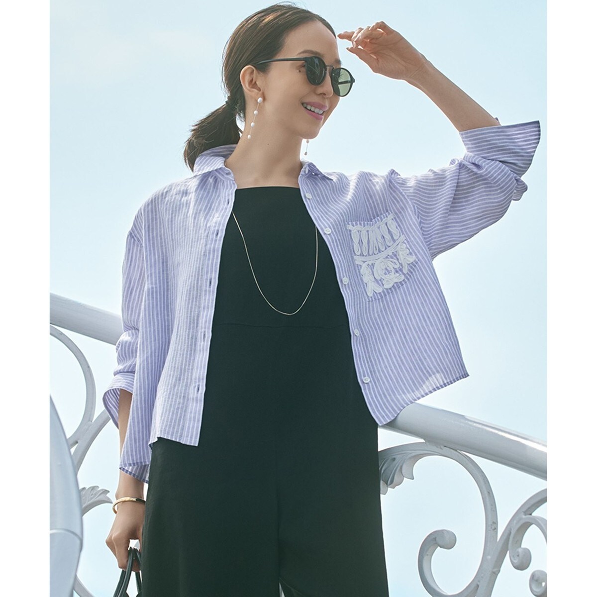 杏さん着用】LIBECO ベーシック シャツ | 23区(23KU) | マルイ 杏さん着用】LIBECO ベーシック シャツ | 23区(23KU) | マルイ