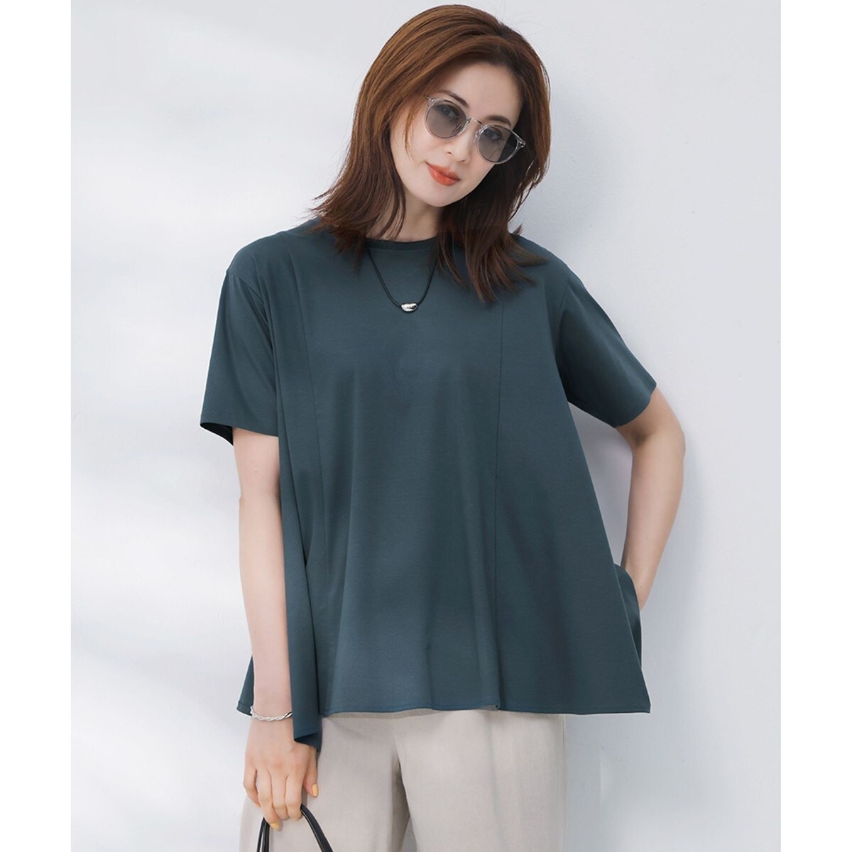 爆買いしたい INSCRIRE /アンスクリア】Print Tight Fit Tee：Tシャツ トップス