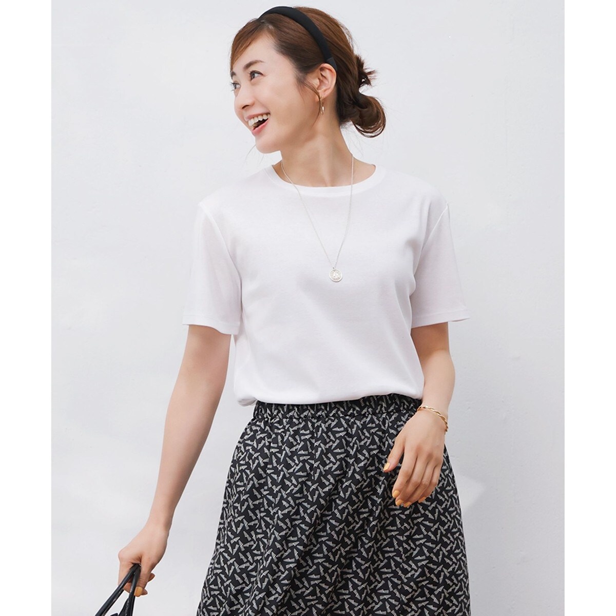 23区 ベーシック IT Tシャツ　ブラック 速乾性/汗じみ防止】ベーシック IT Tシャツ / 23区