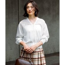 洗える】ライトシアーニット ブルゾン | 23区(23KU) | マルイウェブ 