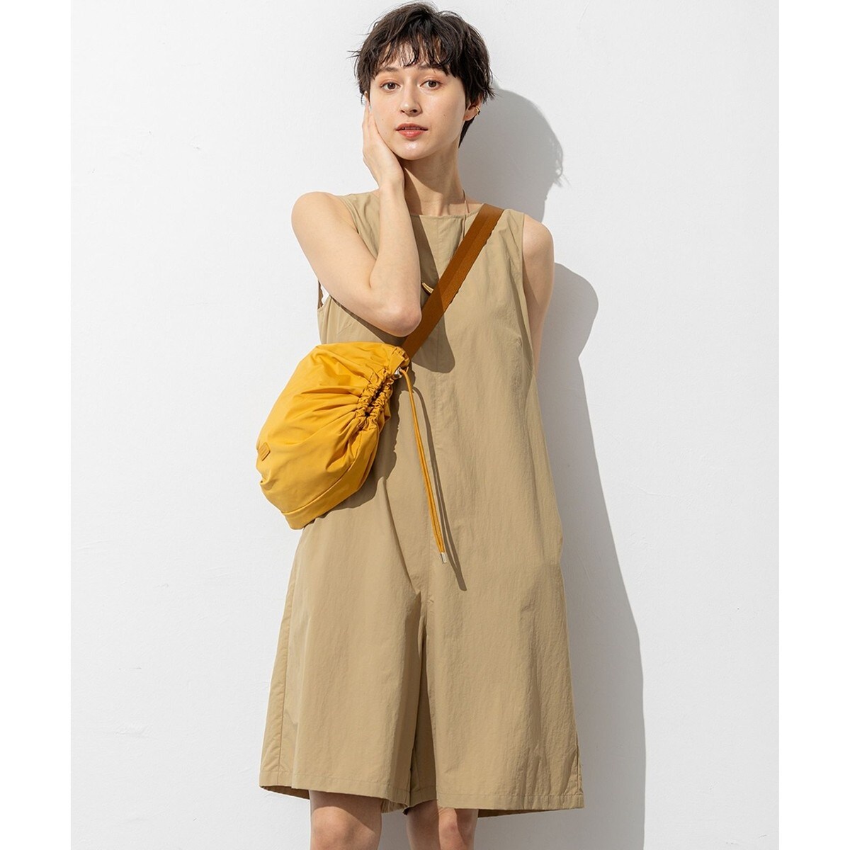 イエナ　habi バックネックオールインワン SLOBE IENA（スローブイエナ）の「habi バックネック