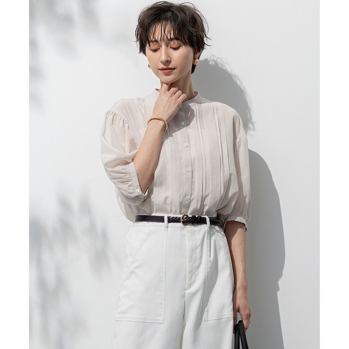 好評につき追加生産/洗える】リボンエンブロイダリー キャミソール