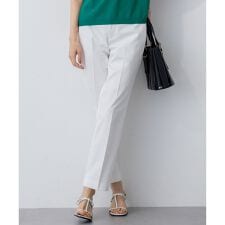 【UVケア/洗える】コンパクトクロス テーパード パンツ