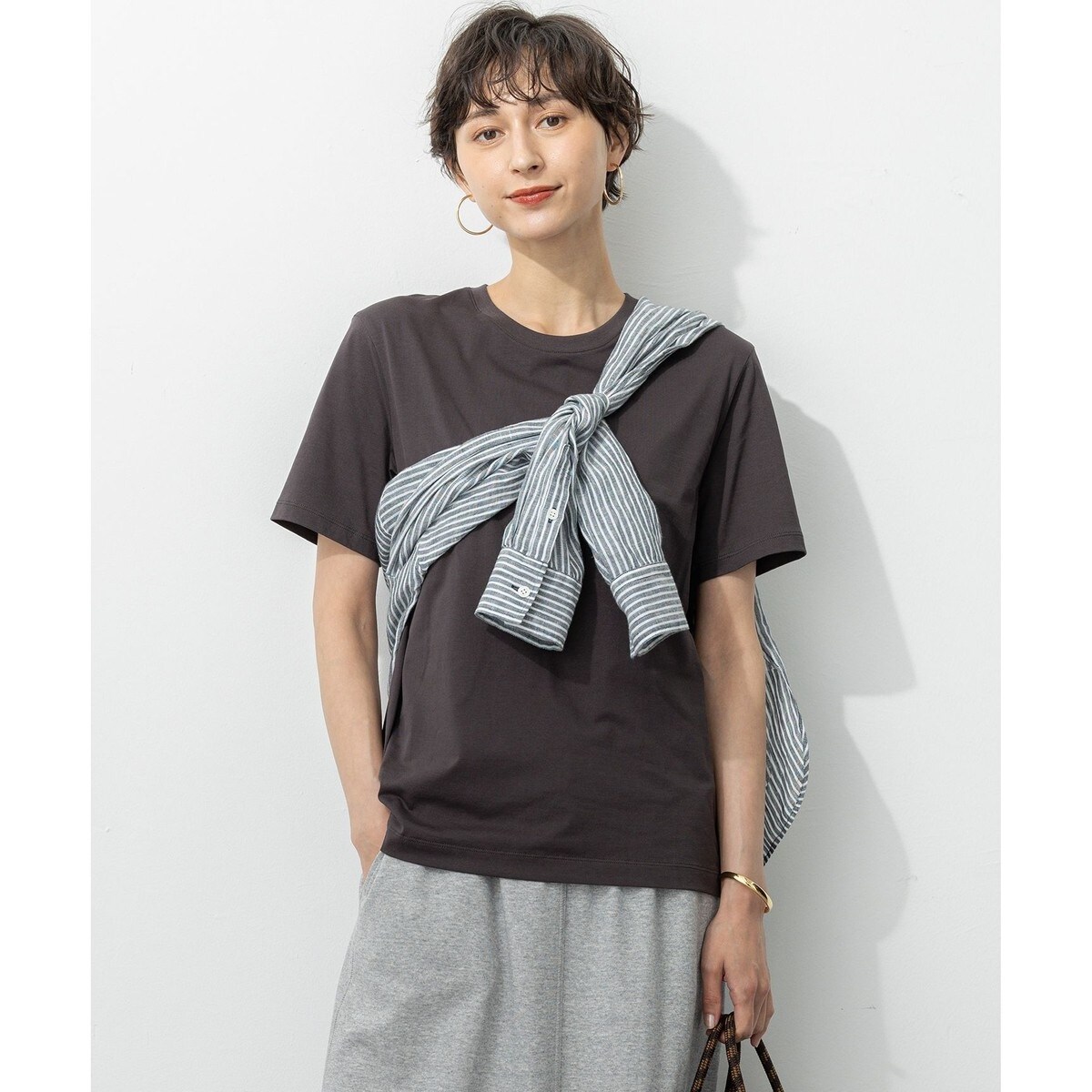 ALBINIジャージー フレンチスリーブ Tシャツ | 23区(23KU