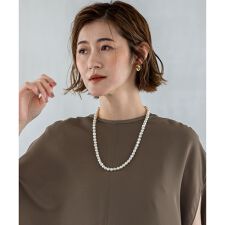 パールスライドチェーンネックレス