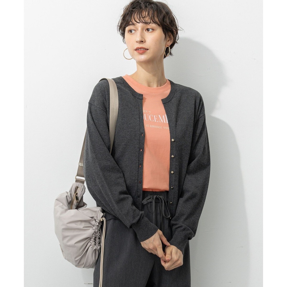 カーディガン 「洗える」VIS/PE ROME ニット カーディガン レディース カーディガン 「洗える」VIS/PE ROME ニット レディース