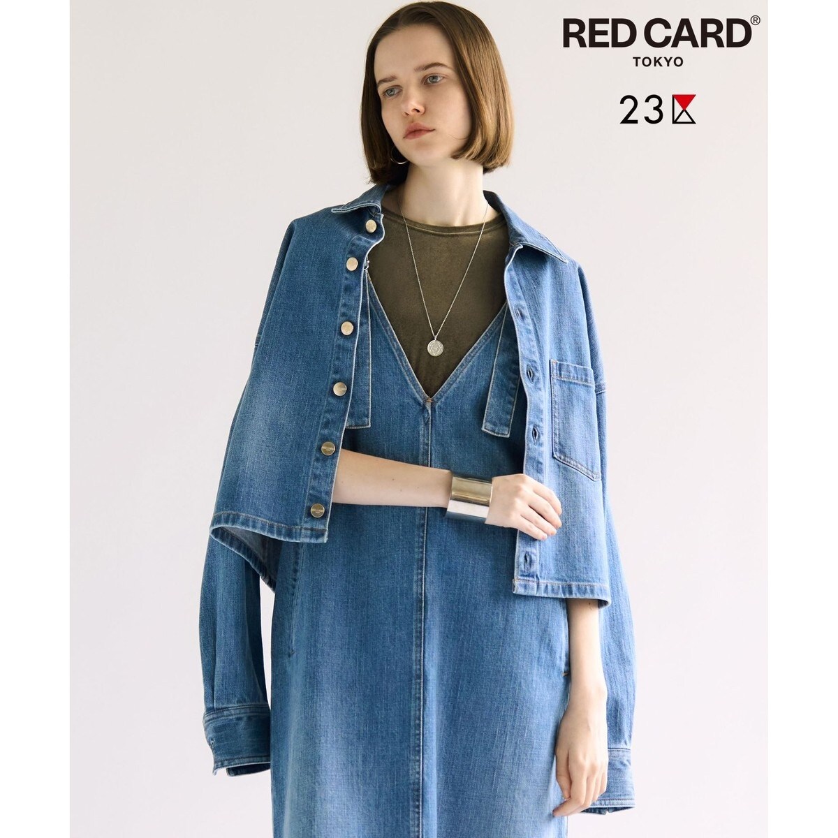Oggi3月号掲載/RED CARD TOKYO×23区】ショート丈 デニム