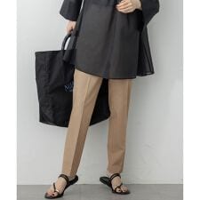 【一部先行予約/撥水加工/洗える】ドライ2WAYストレッチ テーパード パンツ