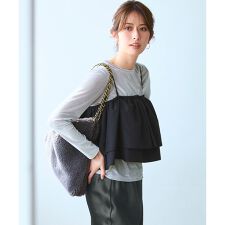 【洗える】マルチタフタ ビスチェ