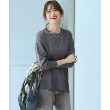 【洗える】オータムシャイニー リラクシー ニット