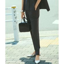 【洗える】TWマットクロス スティック パンツ