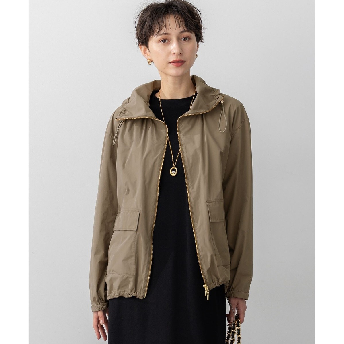 Spick and Span 撥水フーデットダウンコート36 Spick & Span（スピックアンドスパン）の「撥水フーデッドダウン
