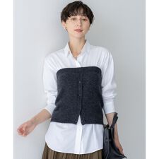 【滝沢眞規子さん着用/VERY掲載】CANCLINI ベーシック シャツ