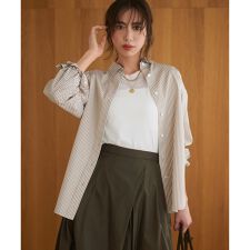 【滝沢眞規子さん着用/VERY掲載】CANCLINI ベーシック シャツ