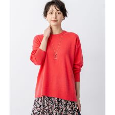 【見上愛さん着用/Oggi・STORY掲載】ピュアカシミヤ クルーネック ニット