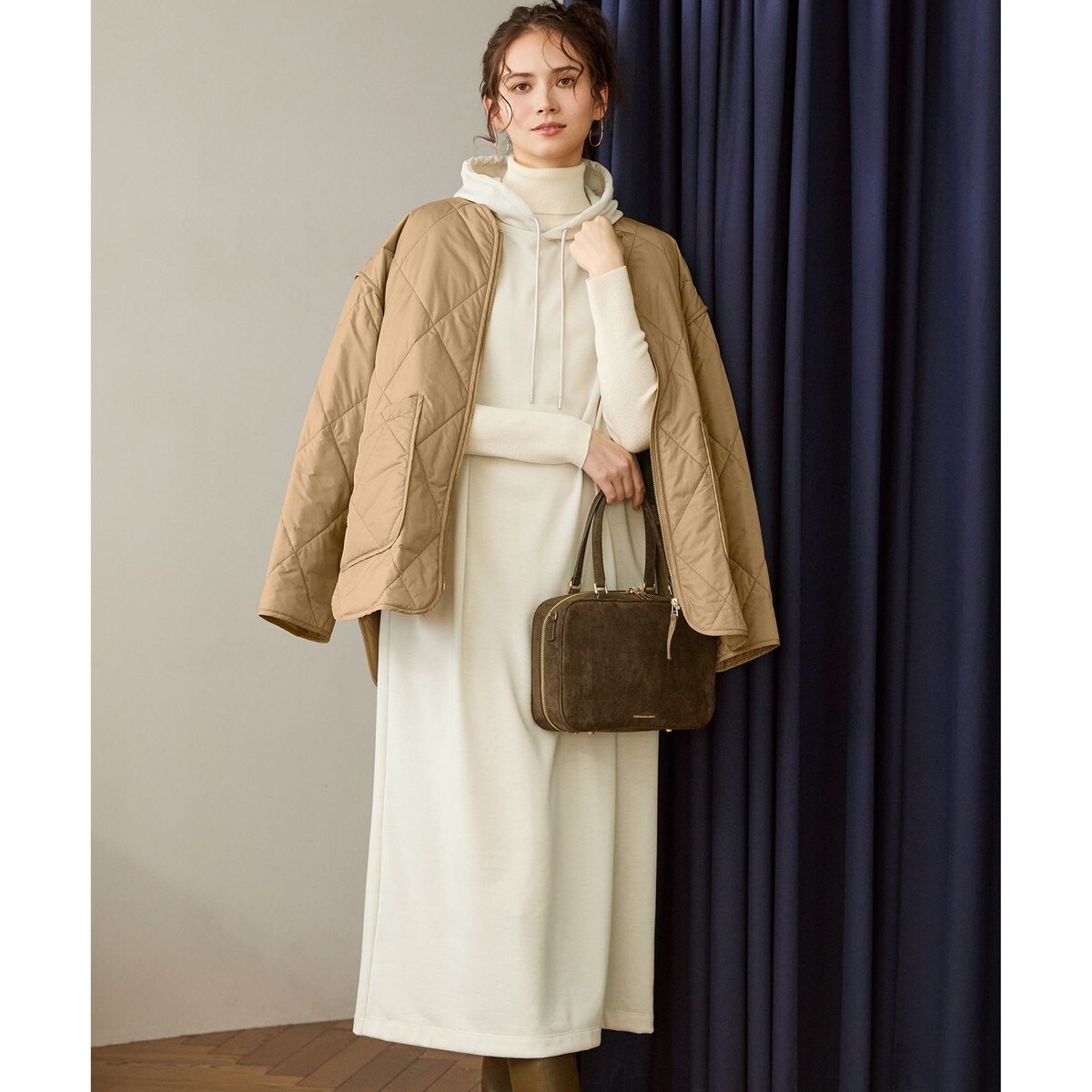 SLOW/一部店舗限定】ハイゲージテリー スウェット ワンピース | 23区