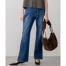 【SLOW/一部店舗限定】スリット ストレート デニム