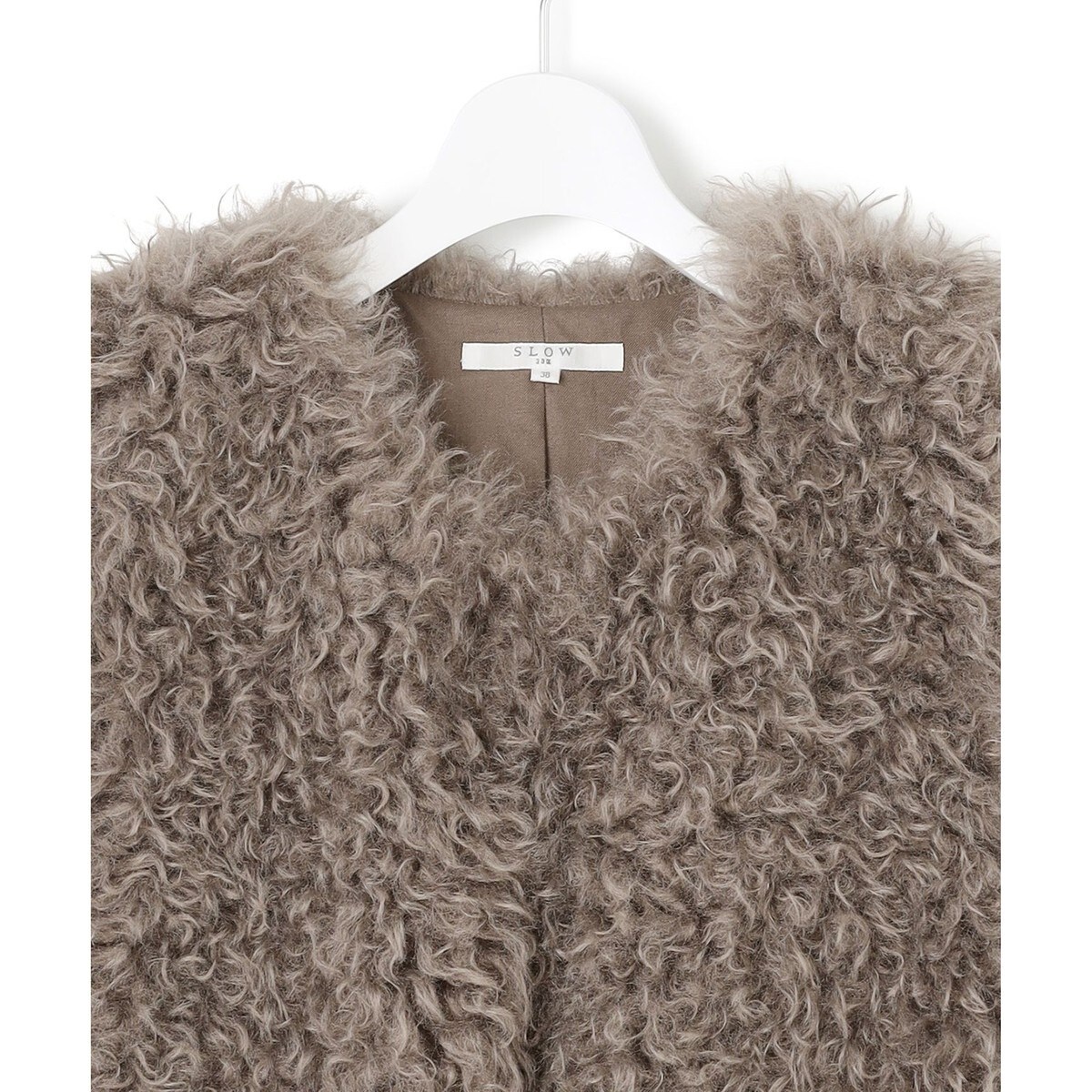 SLOW/一部店舗限定】フェイクファー ジレ | 23区(23KU) | マルイウェブ