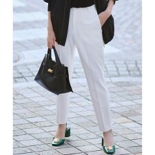 【VERY掲載/撥水加工/洗える】TRストレッチギャバ テーパード パンツ