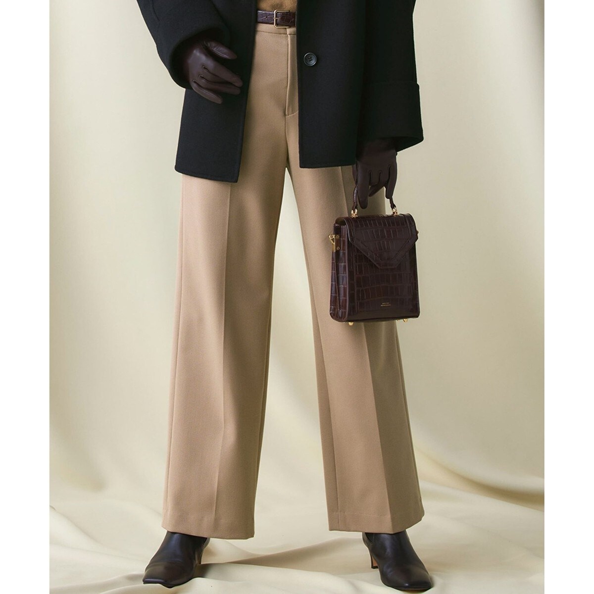 シルクネップツイード ガウチョパンツ | 23区(23KU) | マルイウェブ