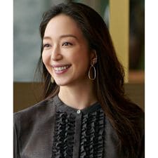 オーバルトップ イヤリング