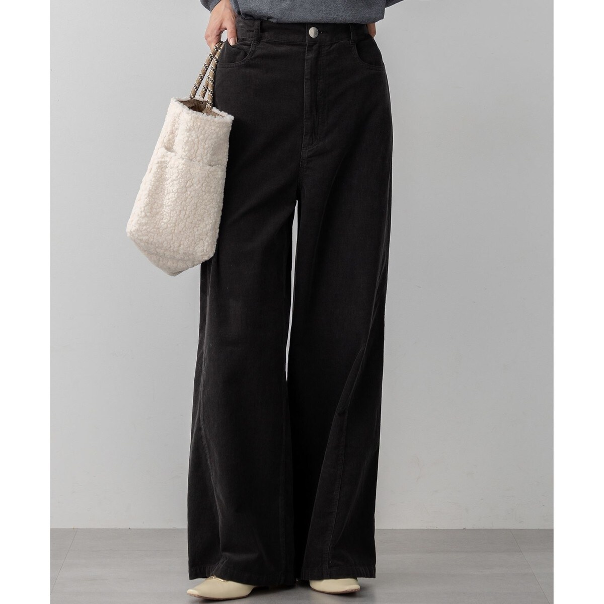 シルクネップヘリンボーン ガウチョ パンツ | 23区(23KU) | マルイ