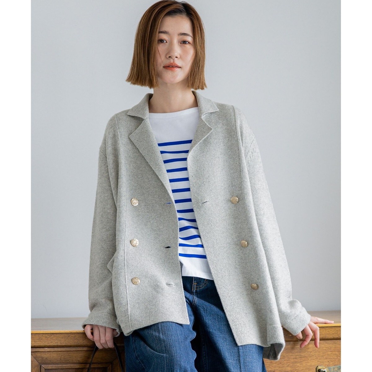 TONY WACK/トニーワック】 LIGHT WOOL OVERSIZED BLAZER | ジャーナル