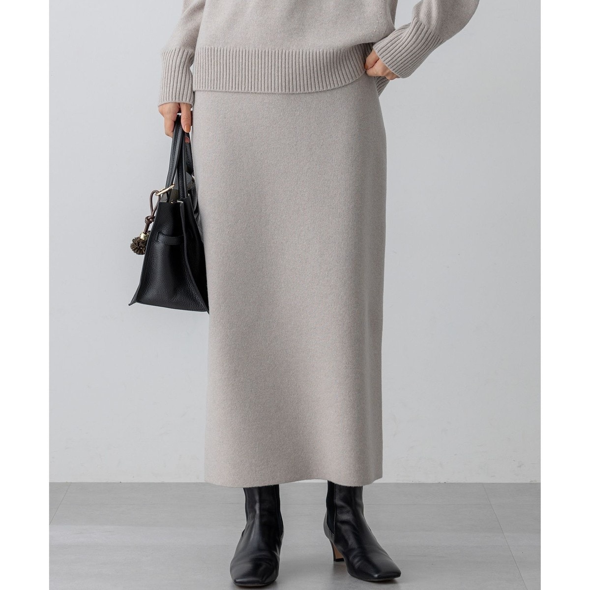 洗える】 シンセティックヤーンスムース ニットスカート | ICB