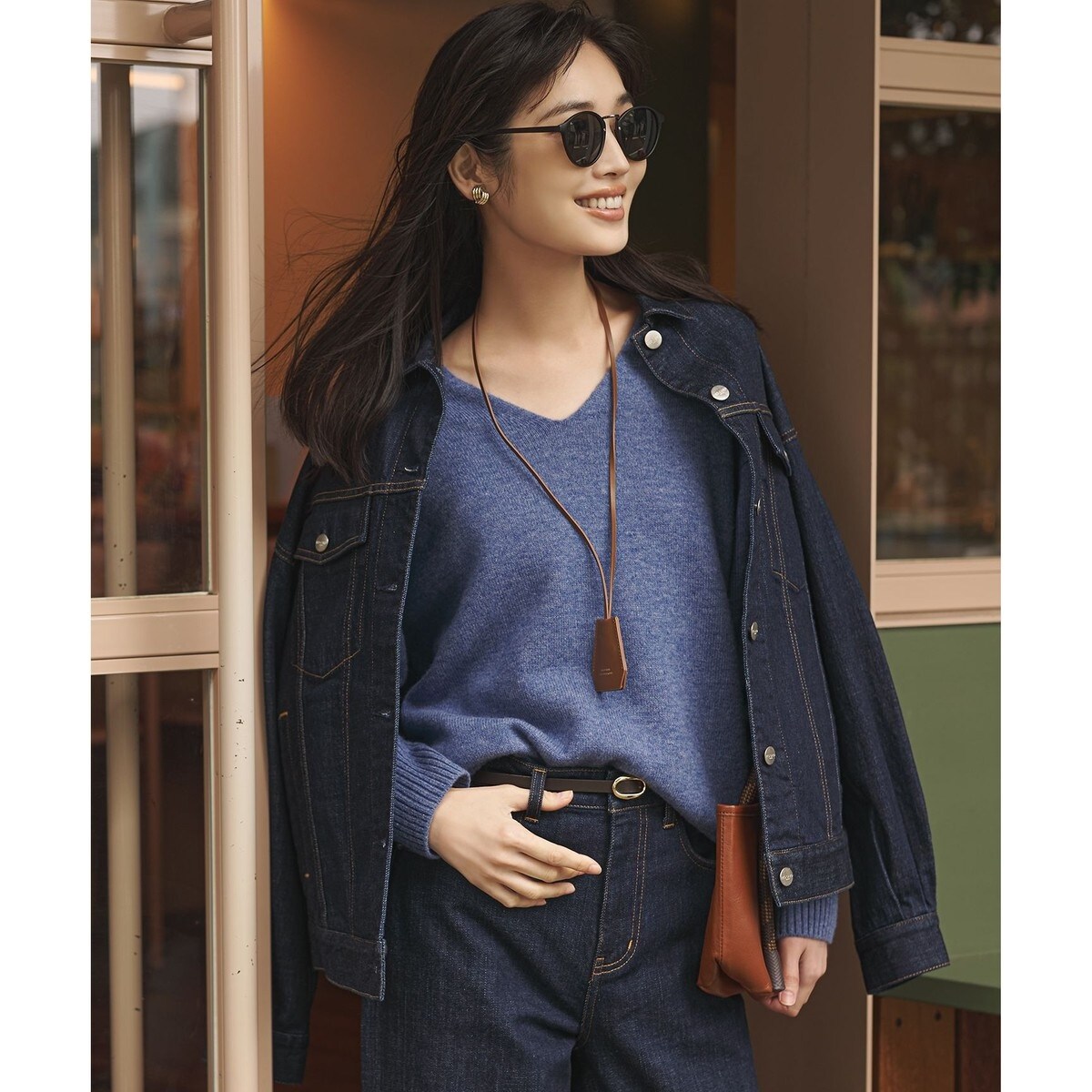 ONWARD MAG】ウールカシミヤブレンドバルキー エディターズ ニット