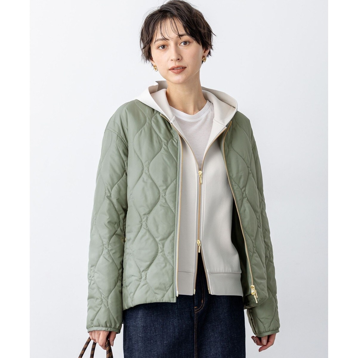 洗える/撥水加工】中綿 ロング パディング アウター | 23区(23KU