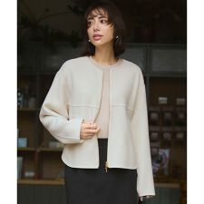 23区(23KU)のウールライトリバー ノーカラー ショートコート