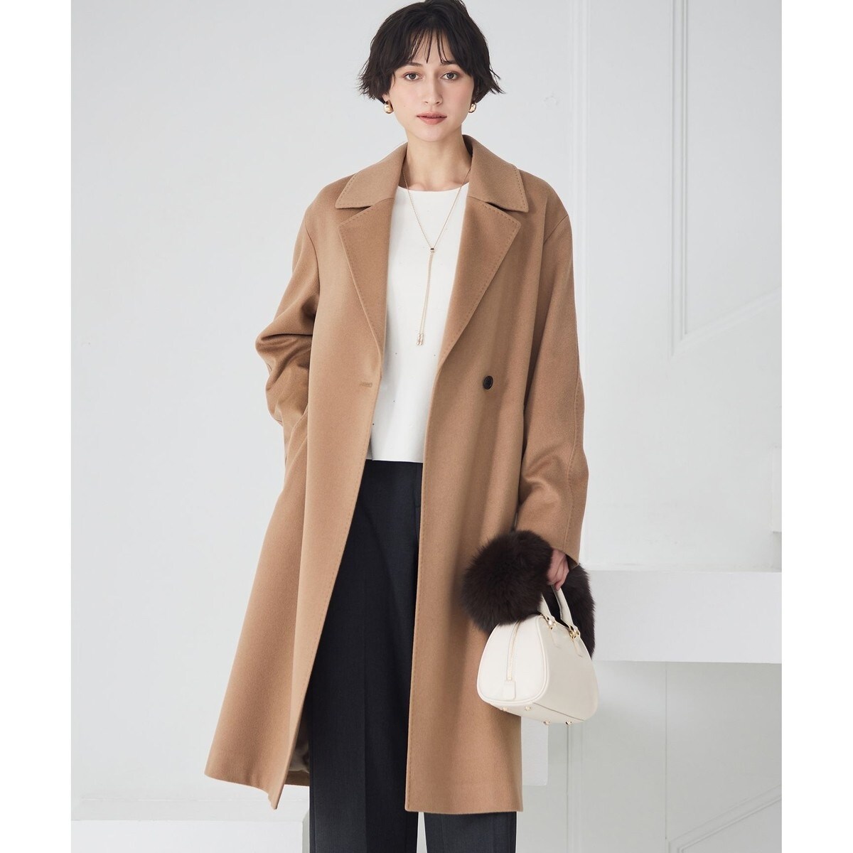 2024-2025AW⭐︎新品⭐︎ラルフローレン⭐︎ダブルフェイスドウールラップコート ダブルフェイスド ウール ラップ コート | ポロ ラルフ ローレン(POLO