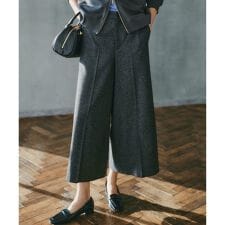 ラメミックスツイード クロップド パンツ