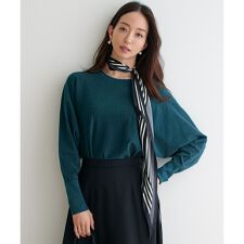 【滝沢眞規子さん着用/VERY掲載】ランダムストライプ ダイヤ スカーフ