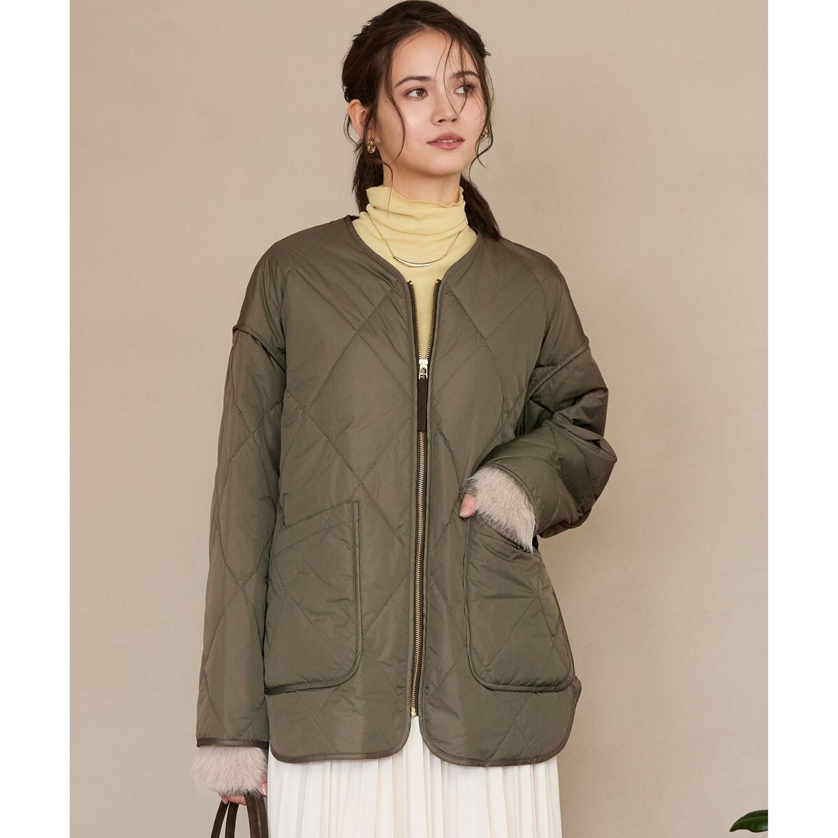 2WAY】ショートリバーダウン | カリテ(qualite) | マルイウェブチャネル