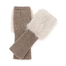 【見上愛さん着用】フェイクファー ニット グローブ